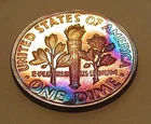 1962 Gem  Proof Dime 90% Silver Outstanding   Toning  #503 ~ 9
