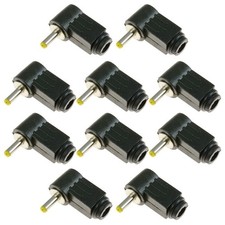 10 x 1.1mm x 3mm DC Right Angle 90 Degree Male Power Plug Jack Connector Laptop
