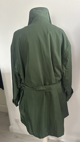 Prada Parker Jacke Mantel Grösse L / 42 Trenchcoat Grün - Bild 6 von 10