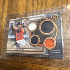 2023 Museum Collection Jose Altuve Primary Pieces Quad Relics Copper 51/75