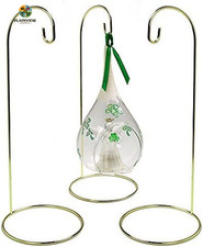 Gold Christmas Ornament Stands - Set of 4 - Large Ornament Holders - Christmas D