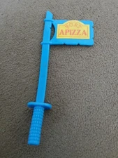 TMNT Mutant Military II Kookie Kavalry Leo Flag SWORD Leonardo Fort Pizza Knife 