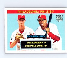 2007 Topps 52 Dynamic Duo Kyle Kendrick / Michael Bourn #DD4 RC