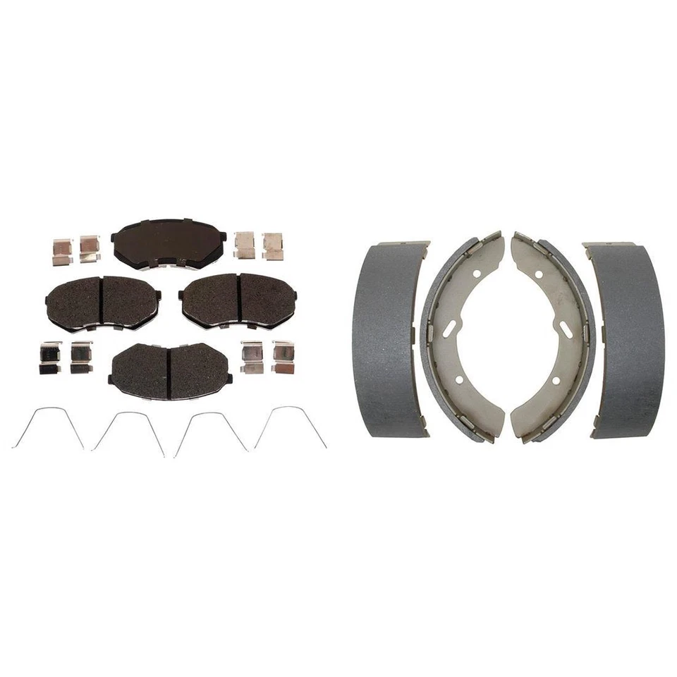 Kit pastillas de freno y zapatas de freno delanteras traseras de cerámica para Mitsubishi Fuso FE 1991 Foto 4 de 4