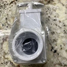 Valterra PVC Gate Valve 3 piece w/Gate Keeper, Push/Pull, White 1.5in Slip 6101X