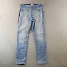 Old Navy Jeans Womens Sz 10 Mid Rise Jegging Adj. Waist Light Wash Normcore Cute