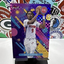 2026 Topps Finest Purple Checkerboard Ausar Thompson #39 Pistons NBA /150