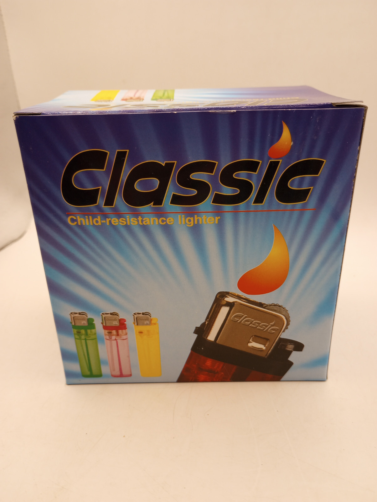 S Box Of 50 Classic Bic Type Retail Display Box Child Resistant