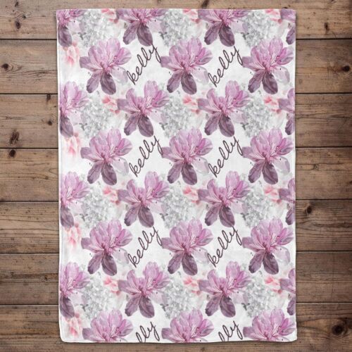 Customized Baby Blankets for Boys/Girls Name Personalized Newborn Baby Blankets - Afbeelding 20 van 27
