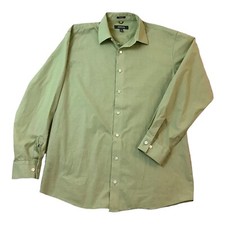 Kenneth Cole Reaction Button Down Wrinkle Free Shirt Long Sleeve Size 15.5-32/33