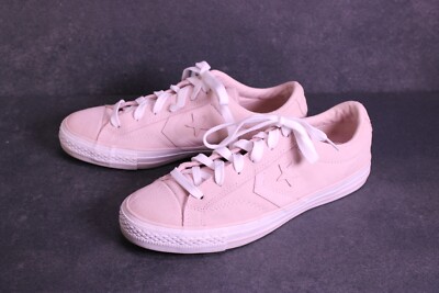 Converse Sneaker Chucks Star Player OX Gr. 40 Damen rosa weiß Leder Suede BC1543
