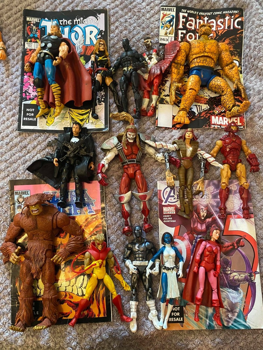 Marvel Legends Figures. Sasquatch, Ms. Marvel, The Thing Marvel Legends Figures. Sasquatch, Ms. Marvel, The Thing