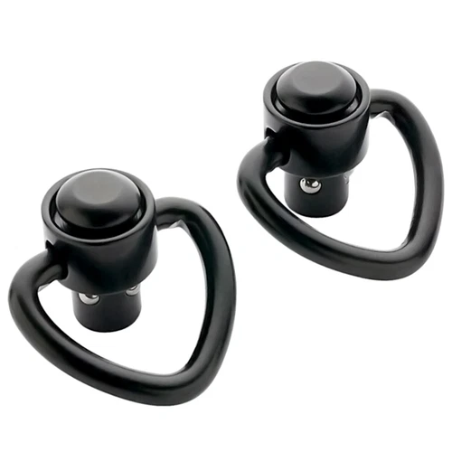 2 PCS D-Loop Quick Detach Set 1" Heavy Duty QD Sling Swivels with Push Button - Picture 12 of 13