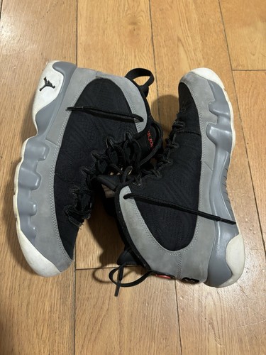 Size 7Y Shoes Nike Air Jordan 9 Retro Particle Grey GS 302359-060 - Picture 2 of 8