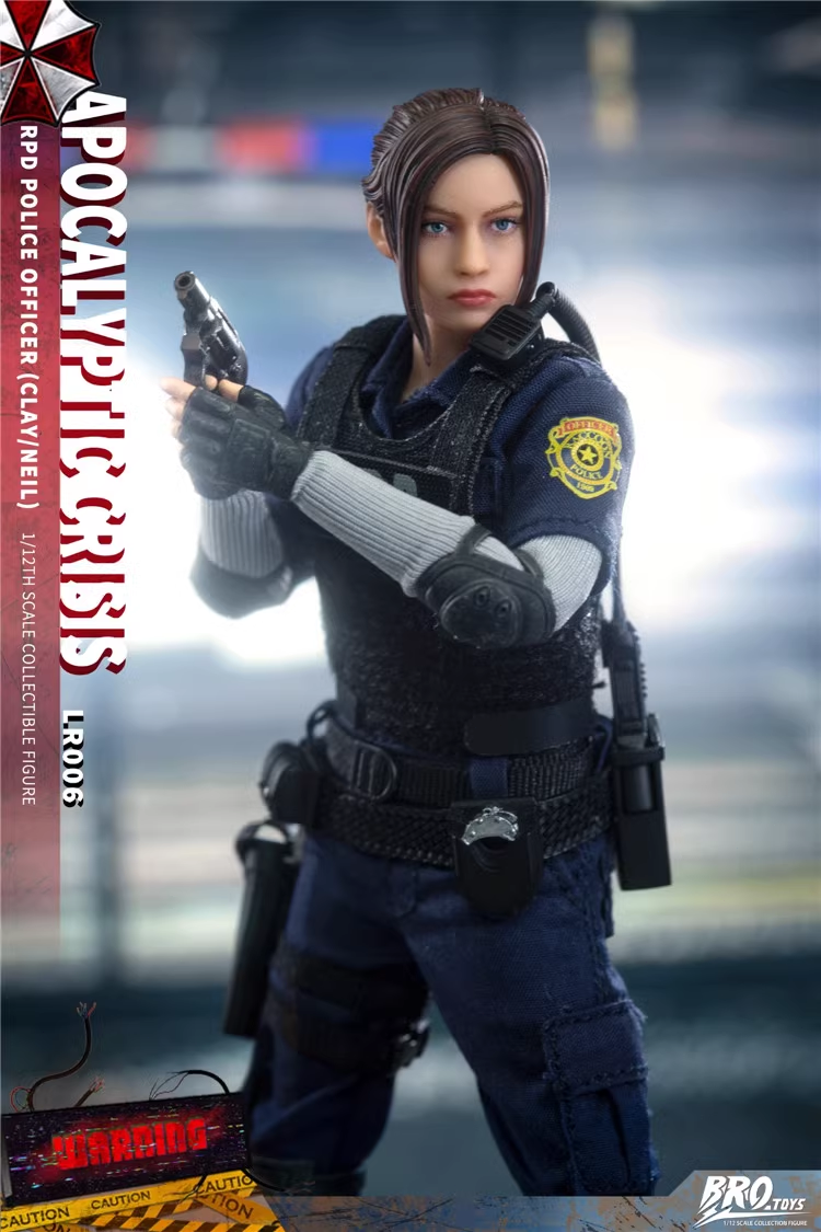 BROTOYS LR006 1/12 RPD Officer Jill & Claire Action Figure