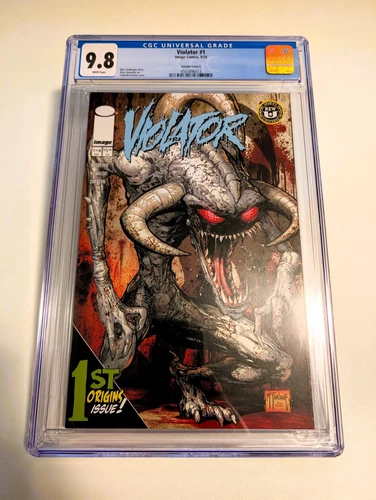 Spawn: Violator #1 C Cover CGC 9.8 white pages! Rare Image Comics Todd McFarlane