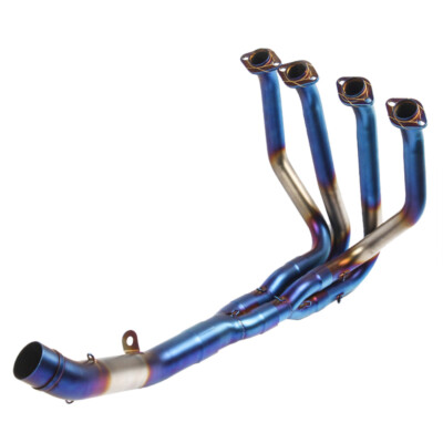 Motorcycle Exhaust Header Front Link Pipe For Kawasaki Z800 (2013-2016) Blue
