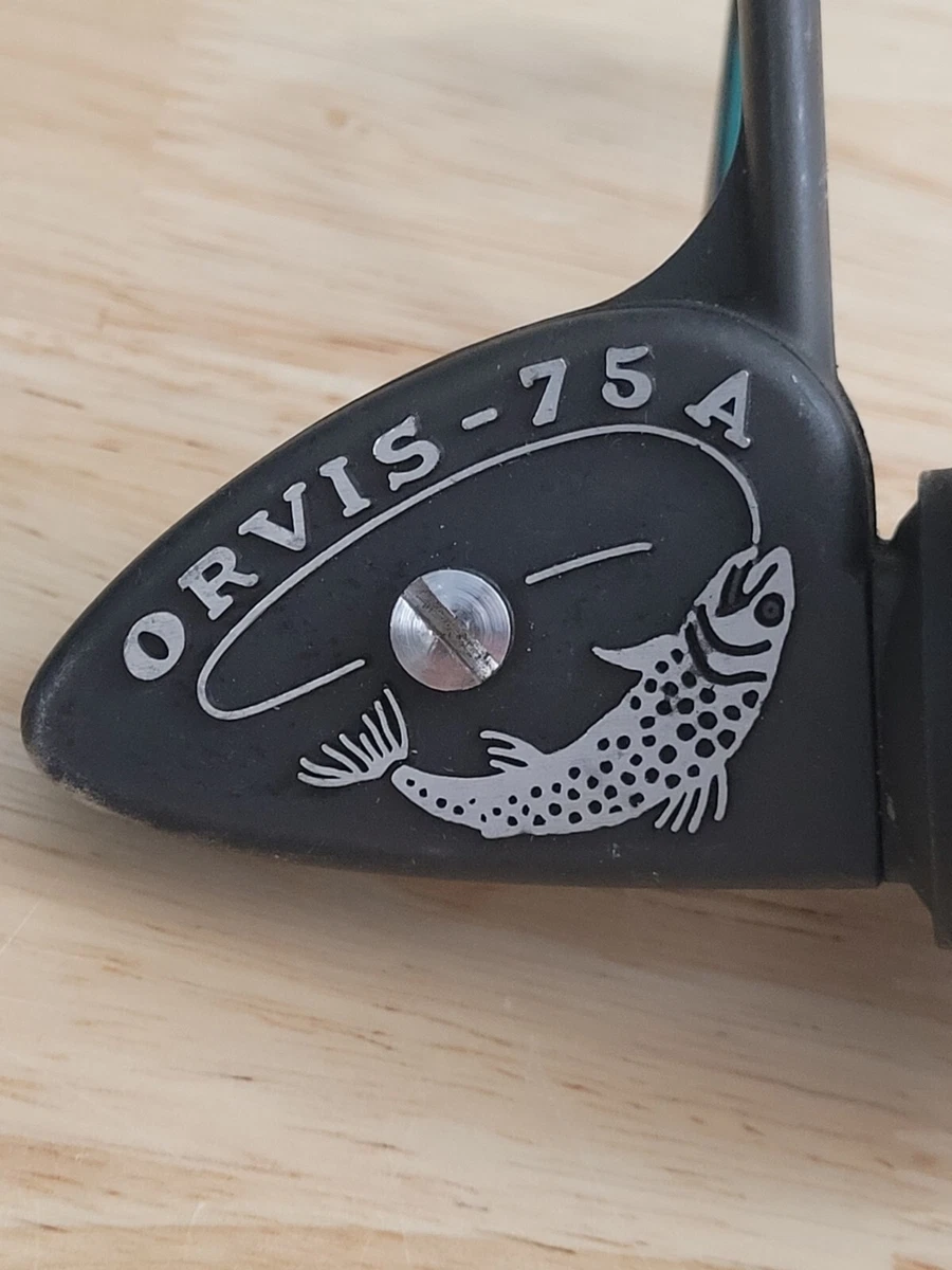 Vintage Spinning Reel. Model No. 75A ORVIS. Made In Italy