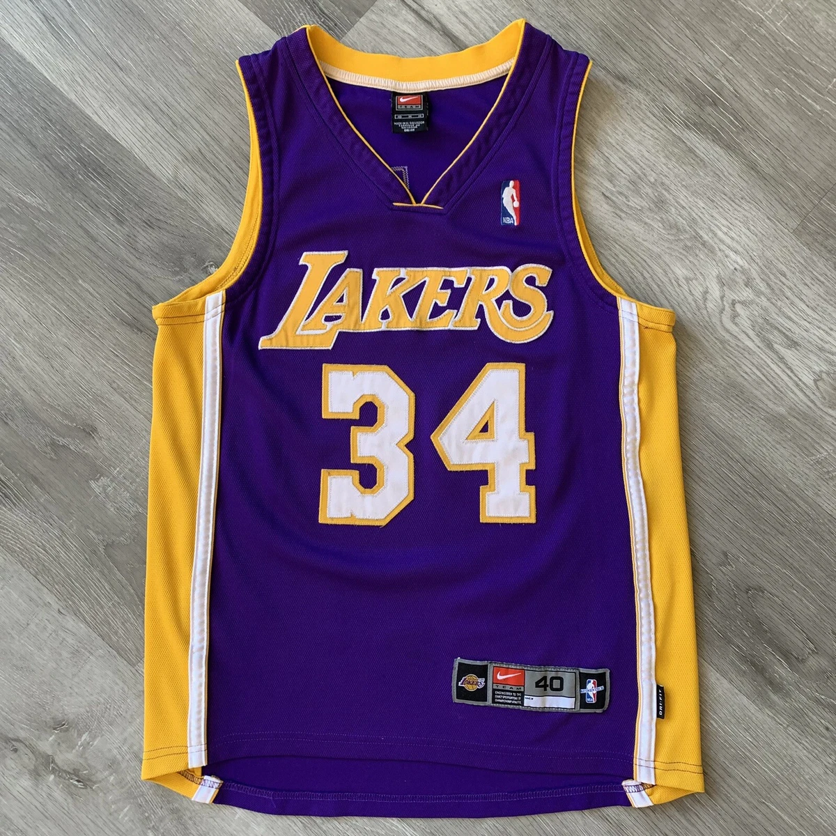 shaquille o neal purple lakers jersey