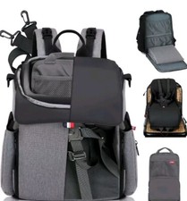 Backpack Diaper Bag with In-built Booster Many Features NEW