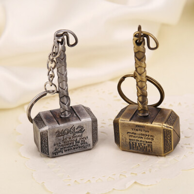 THOR HAMMER MJÖLNIR MARVEL COMICS AVENGERS SCHLÜSSELANHÄNGER KEYCHAIN