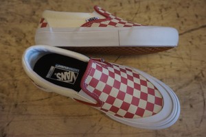vans slip on pro checker