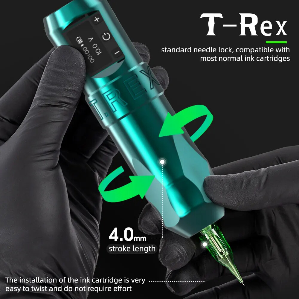 T-Rex Wireless Tattoo Machine Rotary Battery Pen Portable Power