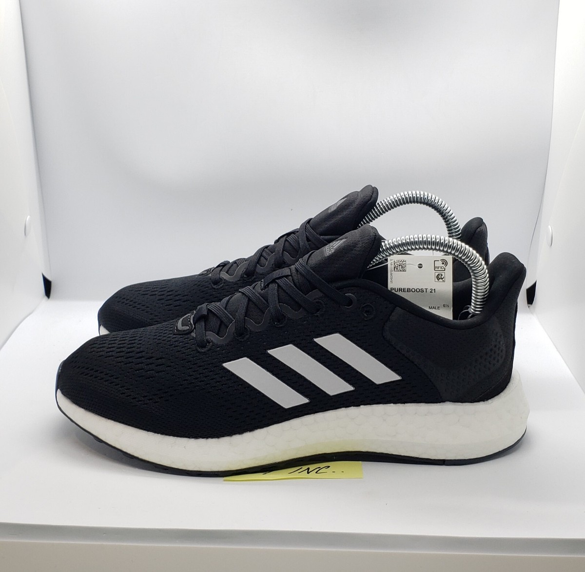 Adidas PureBoost 21 Running Shoes Mens Size Black White GW4832
