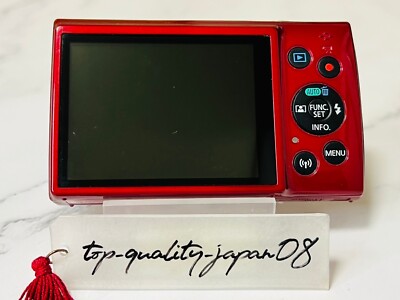 Canon Compact Digital Camera IXY 190 red Optical 10 Times Zoom