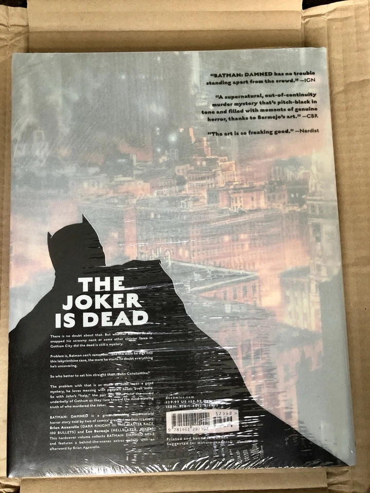 DC Batman Damned 1-3 Hardcover inc Mini Print Signed By Azzarello And Bermejo - Image 2 of 4