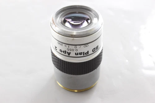 Mitutoyo BD Plan APO 2X /0.055 ∞/0 f=200 Microscope Objective Lens