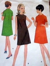 LOVELY VTG 1960s DRESS McCALLS Sewing Pattern 12/32