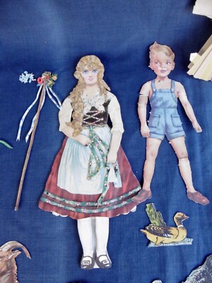 Poupées cartons à habiller réimpression ancienne - Jeux & Jouets