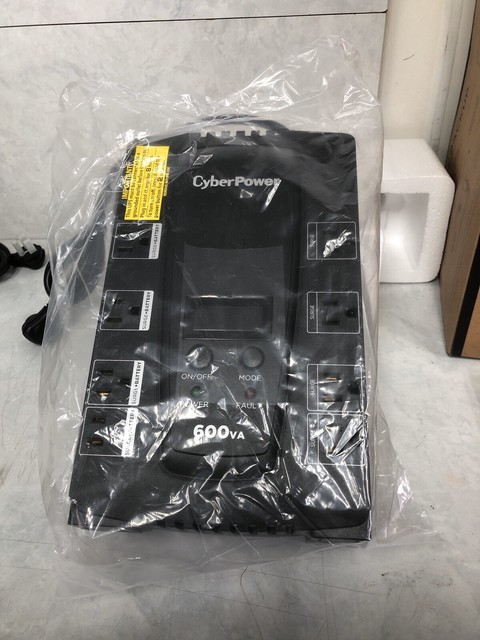 CyberPower CP600LCD UPS Uninterruptible Power Supply 600VA CyberPower CP600LCD UPS Uninterruptible Power Supply 600VA