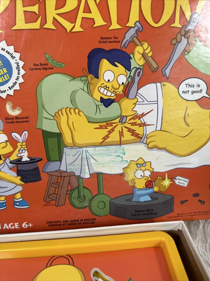 OPERATION THE SIMPSONS HOMER EDITION COMPLETE SET 2005 MILTON BRADLEY HASBRO - Image 3 of 4