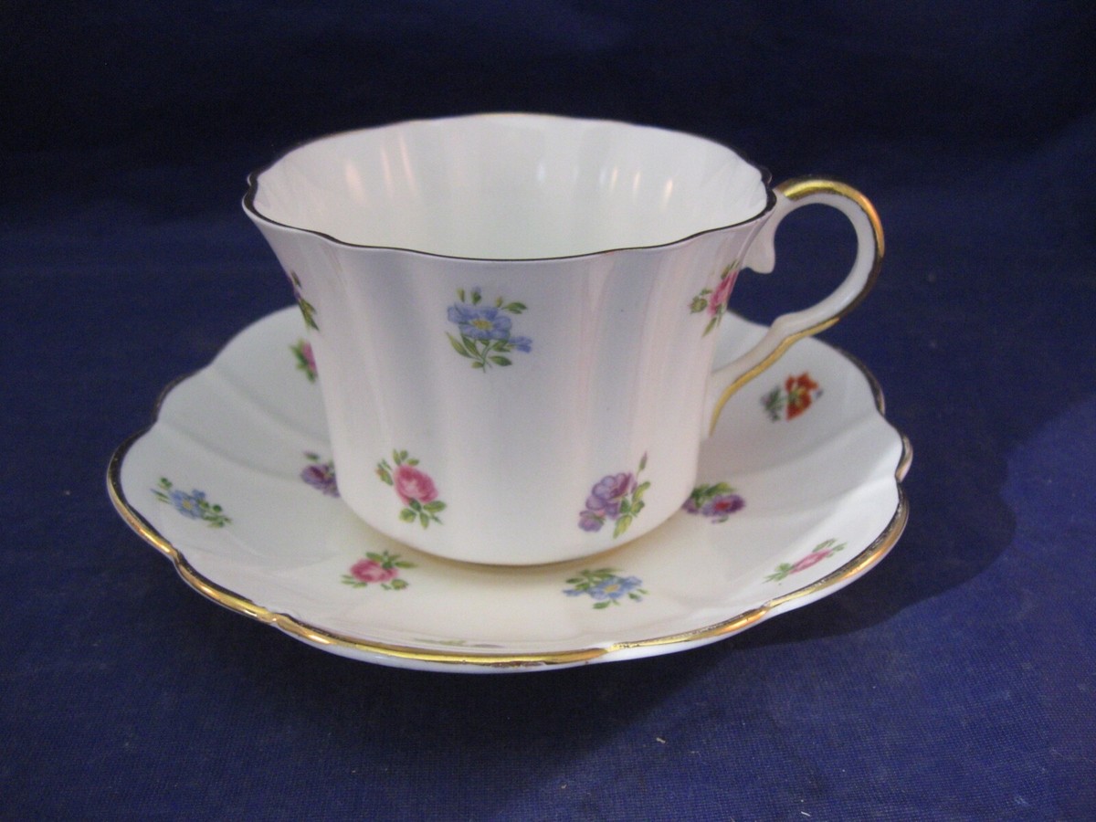 Vintage Regency tea cup saucer Genuine bone china England