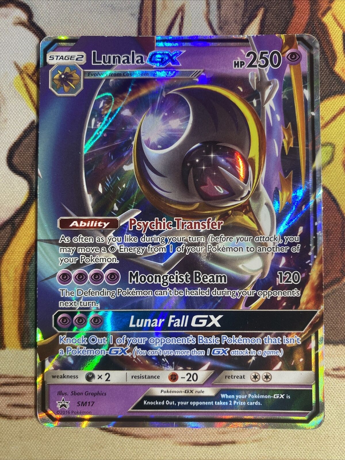 Mavin  Carte Pokémon Lunala GX SM17 - Ultra Rare - FR - Neuve holo