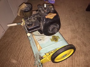 Nos G W Davis Self Propelled Vintage Reel Lawn Mower Briggs Stratton Richmond In