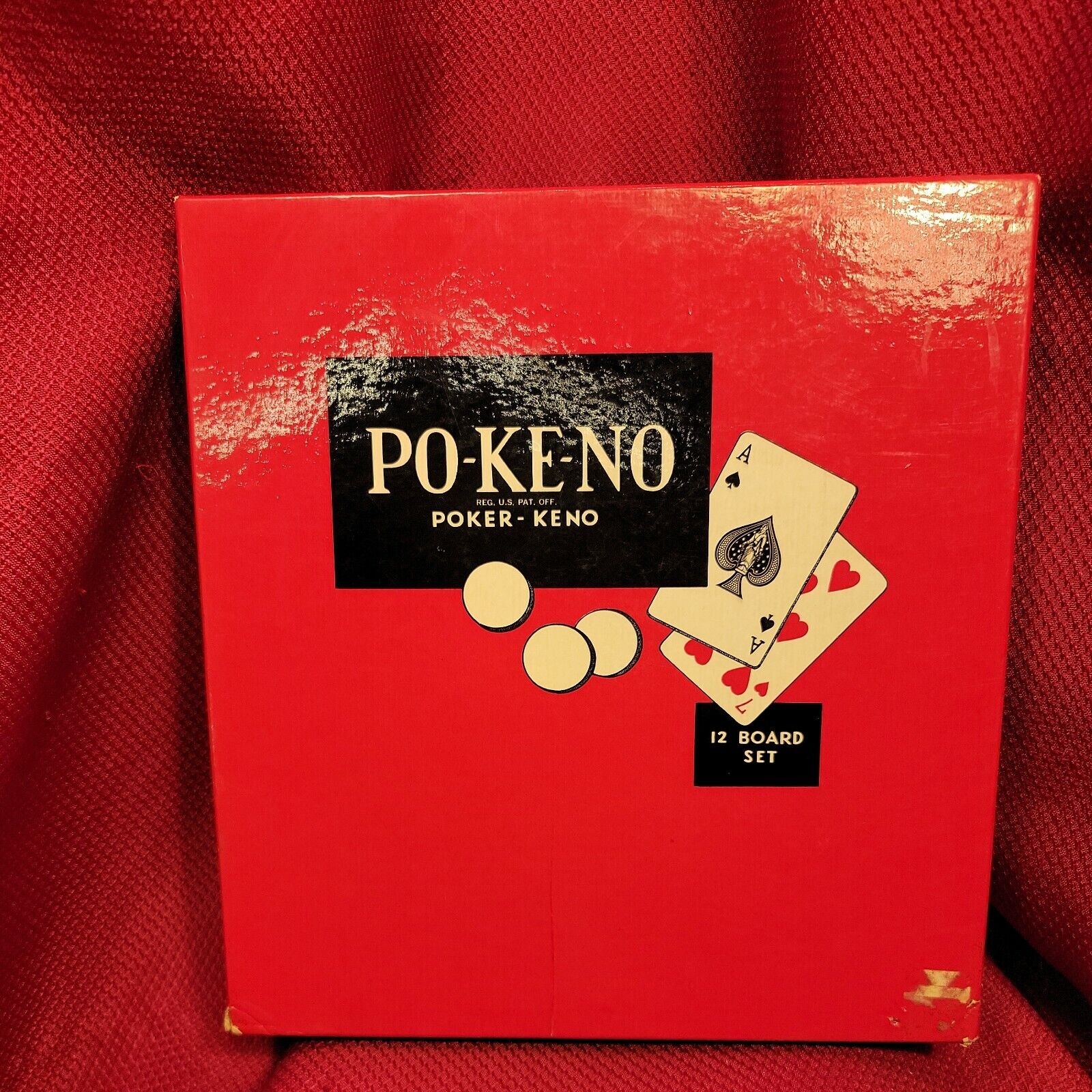 POKENO nos Vintage Indianapolis Max 86% OFF Mall Po-Ke-No Poker Keno Playing U.S. Card Co. Gam