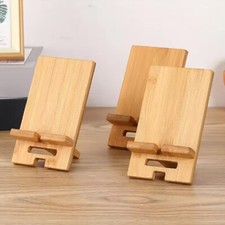 3x Phone Holder Fully CustomisableWooden Mobile & Ipad Charging Stand Gift Ideas