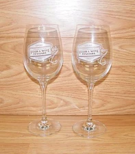 Set of 2 - 2011 Epcot International Food & Wine Festival Glass / Glasses *READ* 