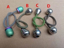 Begleri Knucklebone Fidget Toy Finger Skill Exercise Paracord Stress Worry Bead