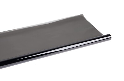 Film Teinté Voiture 75cm X 3m - Noir Super Foncé 5% - Protection Intimité Et UV - Pour Vitres Auto Et Maison