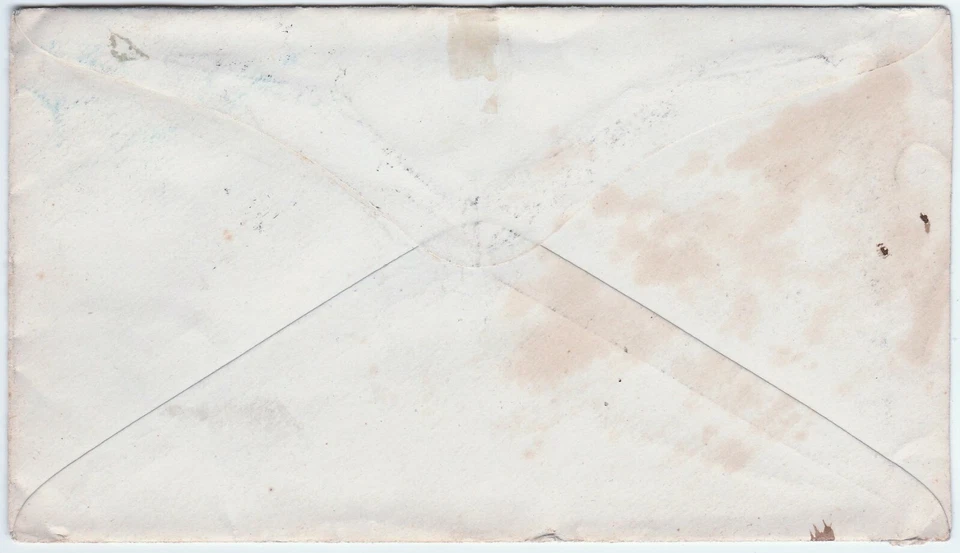 RARE Litho Illustrated Cover Envelope - 1870 Kenwood Boys School New Brighton PA - Image 2 of 2