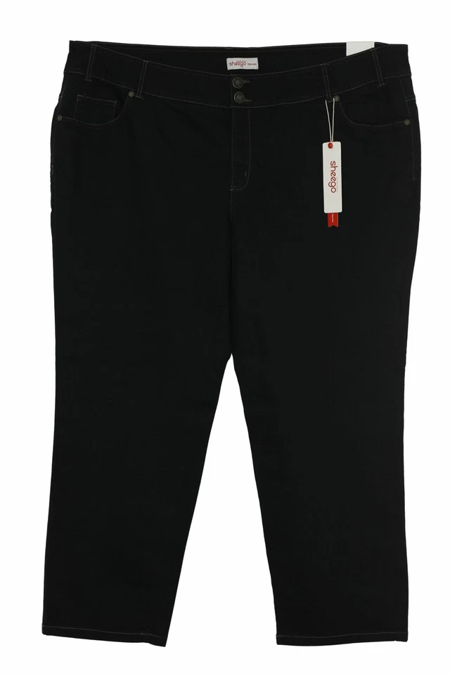 sheego Stretchjeans Die Schmale Slim Fit Damen Dunkelblau Denim Größe 56 58 - Bild 1 von 1
