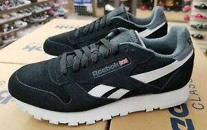 REEBOK CLASSIC LEATHER MU BLACK/TRUE GREY MEN'S CN7107 | eBay