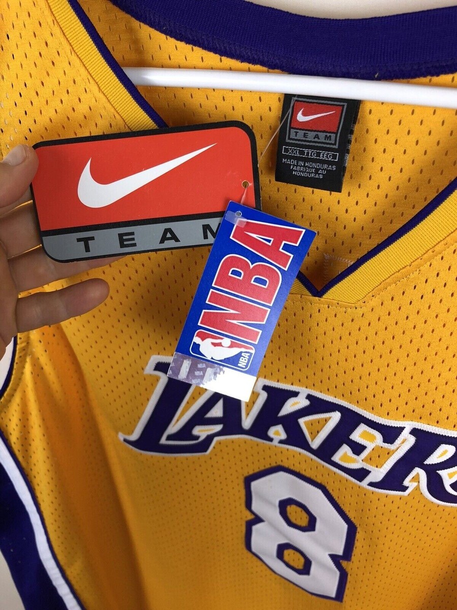 VINTAGE 1990s LOS ANGELES LAKERS JERSEY SHIRT NIKE