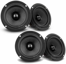 4 DS18 ZXI-354 3.5" 240 Watt 4 Ohm Full-Range Speakers with Kevlar Cone 2 Pair