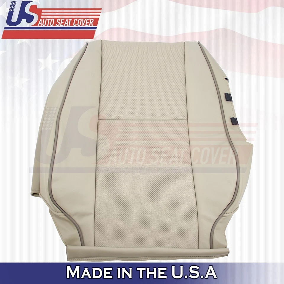 Cubiertas de asiento de cuero tostadas para Lexus IS300 2001 A 2005 superior e inferior del conductor Foto 4 de 4