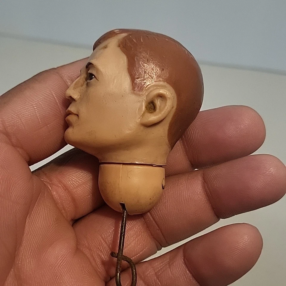 GI JOE Adventure Team cabeza suave pelo rojo pintado 1964-70 Foto 4 de 4